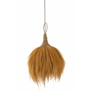 HANGING LAMP ORB GRASS YELLOW