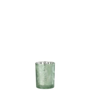 HURRICANE TREE GLASS GREEN/SILVER SMALL
