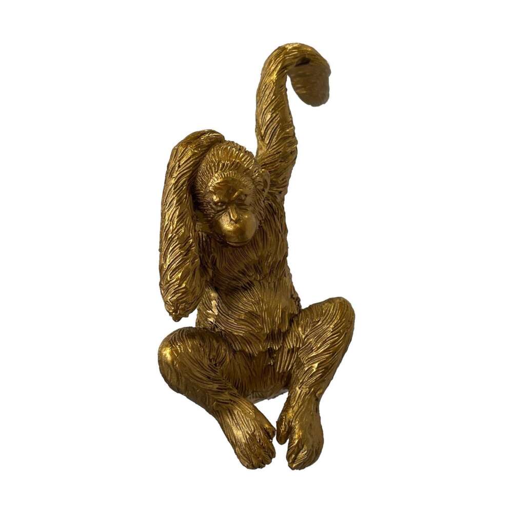 Luis Orangutan Pot Hanger Gold (2pk)-