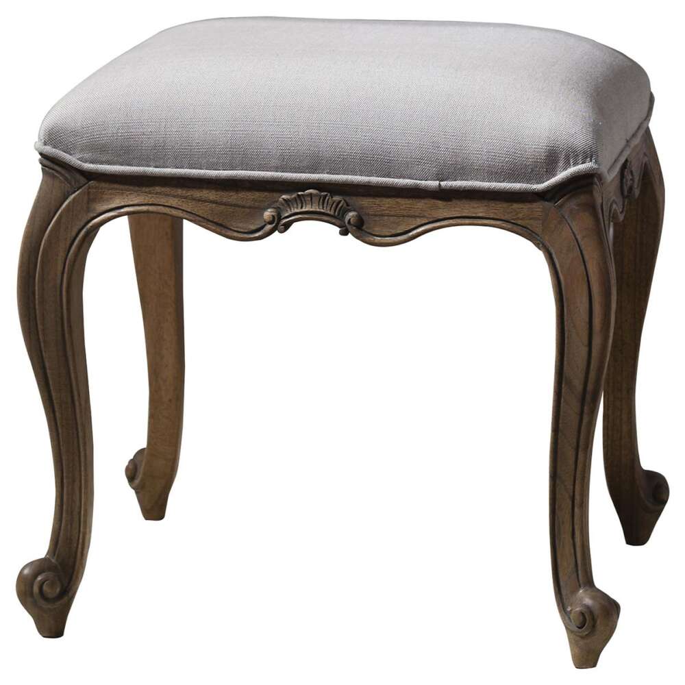 Chic Dressing Stool Weathered 470x450x400mm-