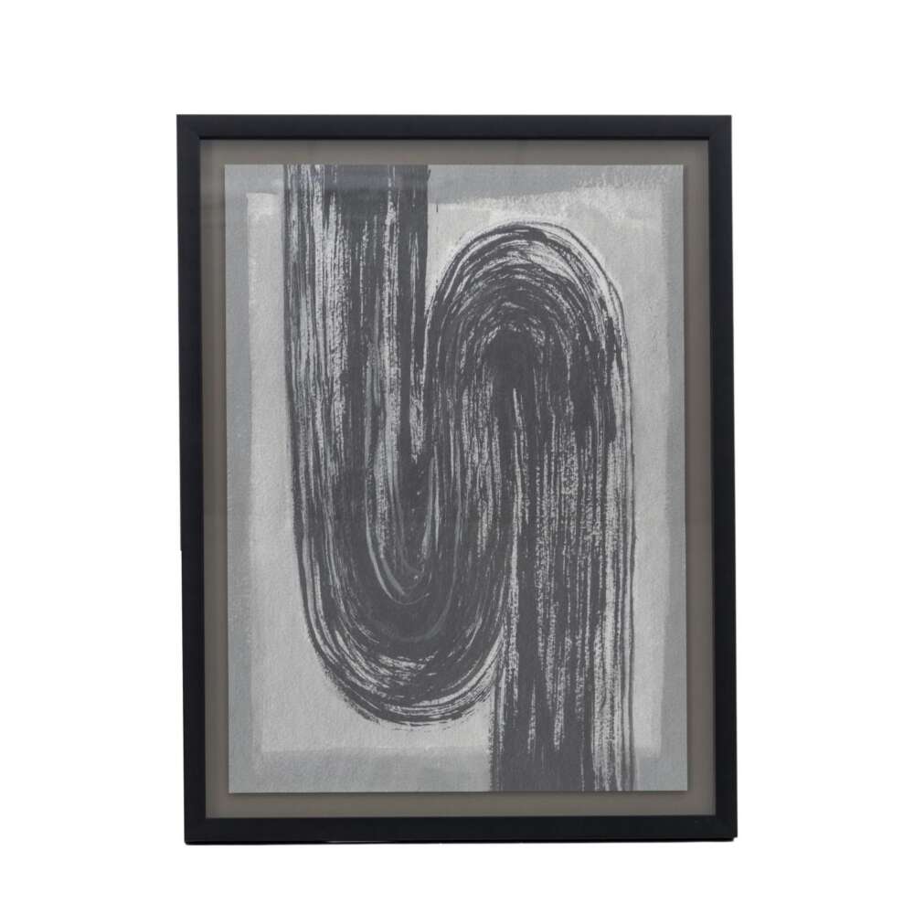 Avenue Abstract Charcoal-