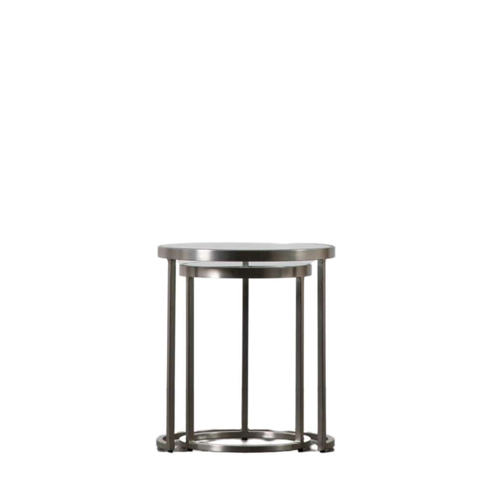 Rowe Nest of Two Tables Silver-