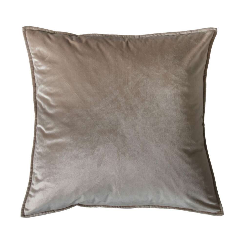 Meto Velvet Oxford Cushion Oyster 580x580mm-