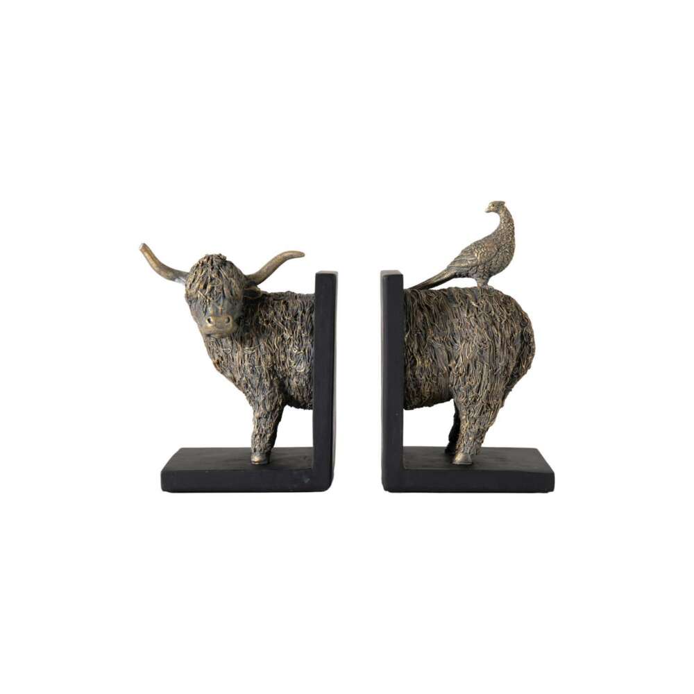 Highland Cow Bookends (Set of 2) 250x100x200mm-
