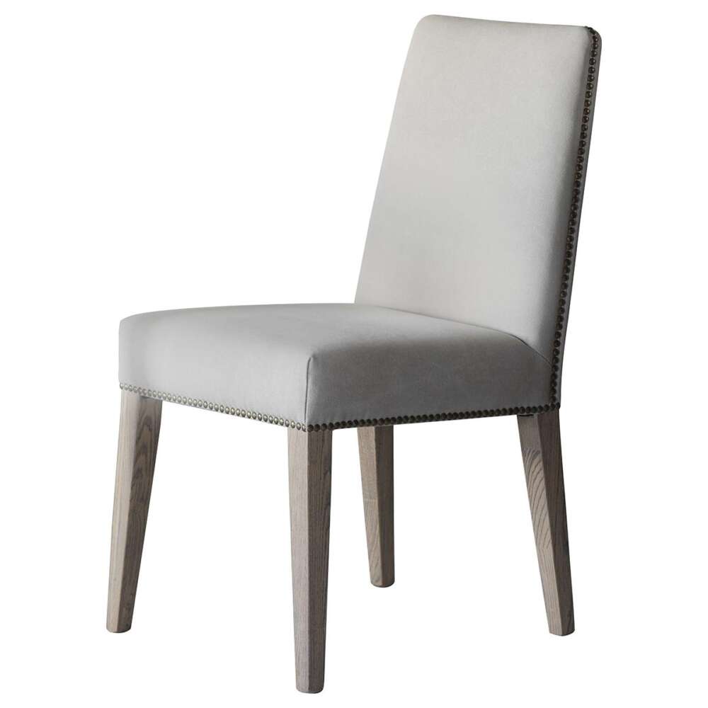 Rex Dining Chair Cement Linen (2pk)-