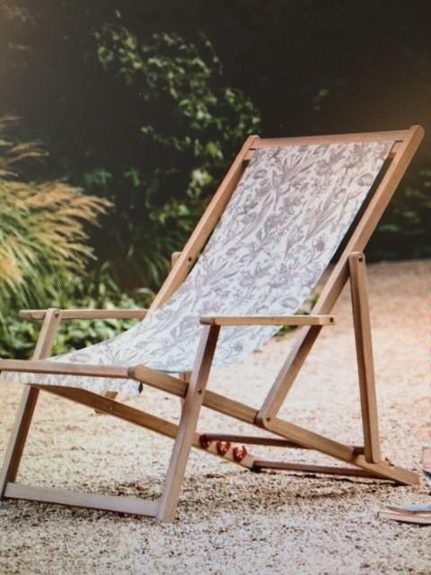 Creta Deck Chair Clay Flora-