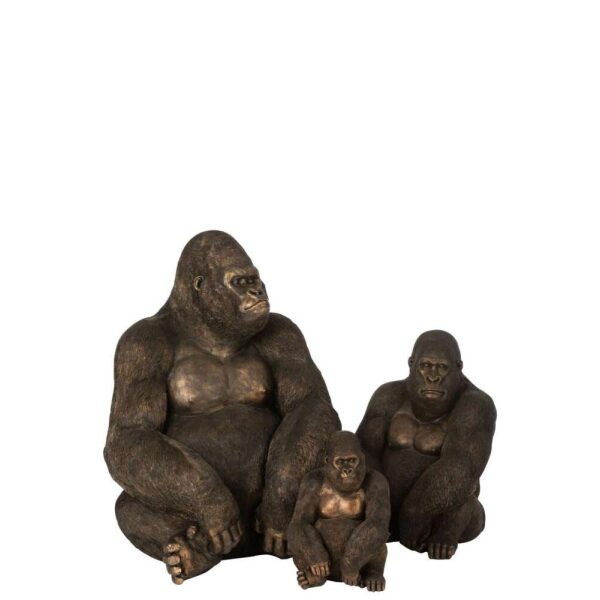GORILLA POLY DARK BROWN LARGE - Bilde 2