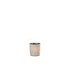 TEALIGHT HOLDER LEAF GLASS WHITE/GREEN SMALL - Bilde 2