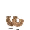 NECKLACE+STAND DORA SHELLS/SEAGRASS BEIGE SMALL - Bilde 2