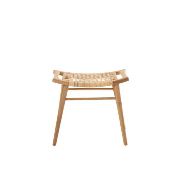 STOOL ALIS TEAK WOOD NATURAL - Bilde 2