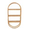 WALL RACK OVAL 3PLANKS PLIABLE RATTAN NATURAL - Bilde 2