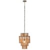 HANGLAMP 4 LAYERS BAMBOO NATURAL - Bilde 2
