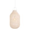 LAMP SHADE CYLINDER XL RATTAN WHITE - Bilde 2
