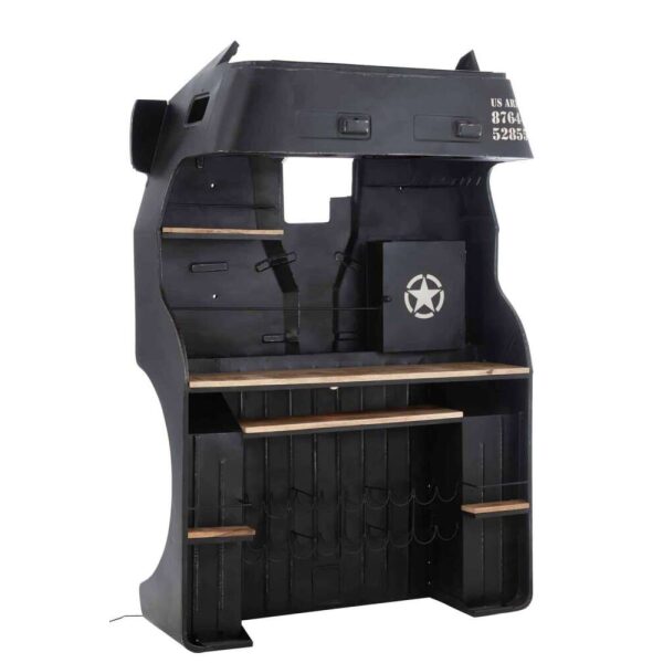 BAR TRUCK METALL/MANGO HOLZ SCHWARZ/NATURAL