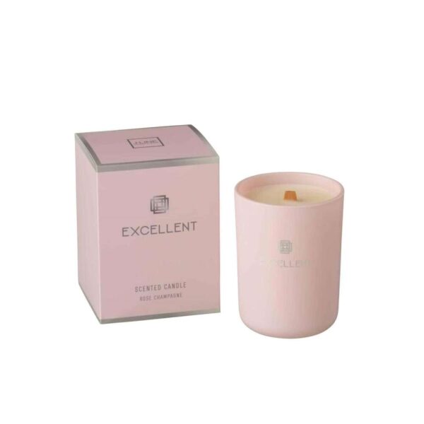 SCENTED CANDLE EXCELLENT GLASS PINK  SMALL-50U