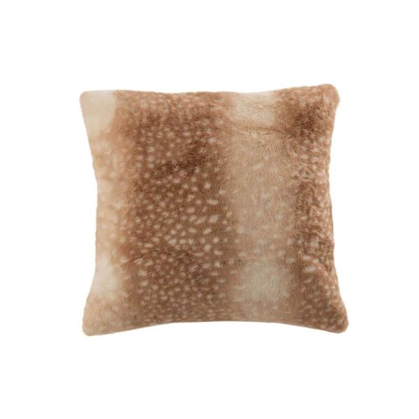 CUSHION BAMBI POLYESTER BROWN/BEIGE
