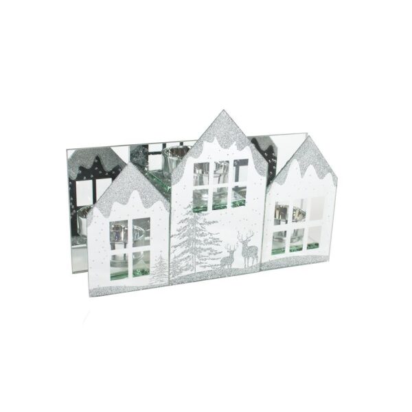 Lysholder Blank Husx3 M/Tre 25Cm