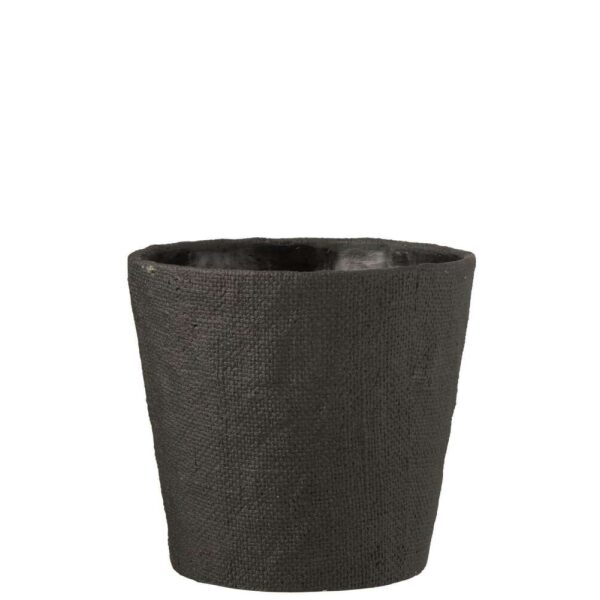 FLOWERPOT BAR CEMENT BLACK EXTRA LARGE