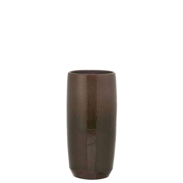 VASE BORDER CERAMIC GREEN SMALL