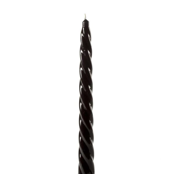 Snurrelys 2X23cm Sort lakk