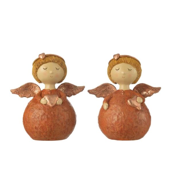 ANGEL HEART RESIN COPPER LARGE ASSORTMENT OF 2