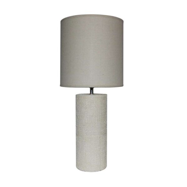 Lampe Base Hvit 15X15X45Cm