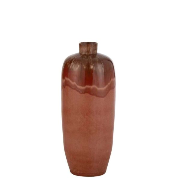 VASE ALINE CERAMIC RED MEDIUM