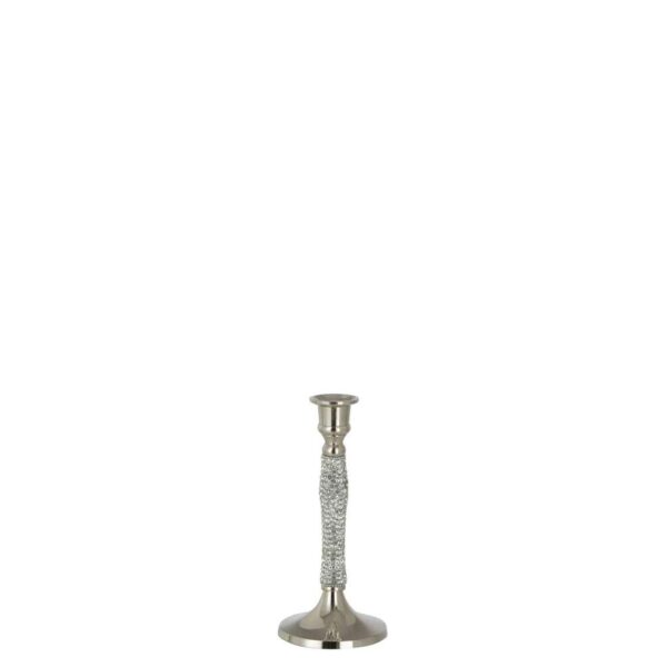 CANDLESTICK DIAMOND ALUMINIUM SILVER SMALL