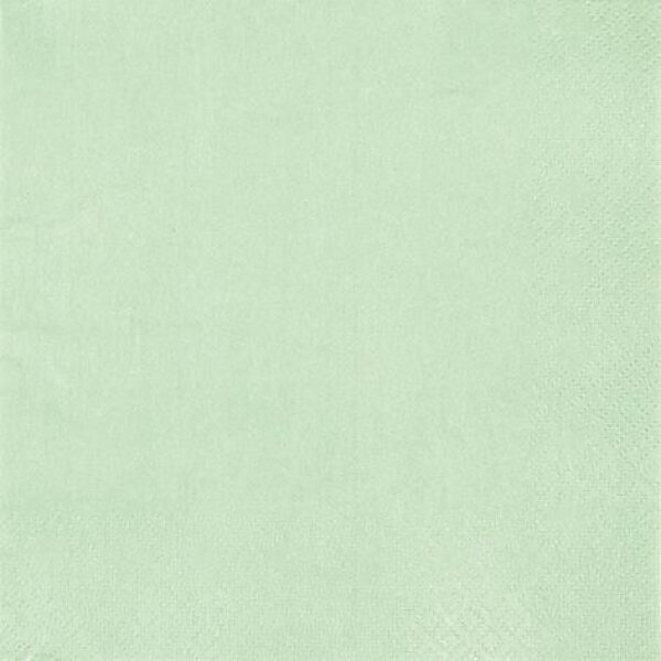 Serviett lunch 33x33 mint perleeffekt