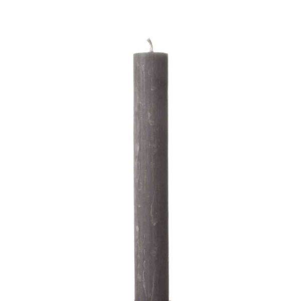 Kronelys rustikk maxi 29 Grå 20cm