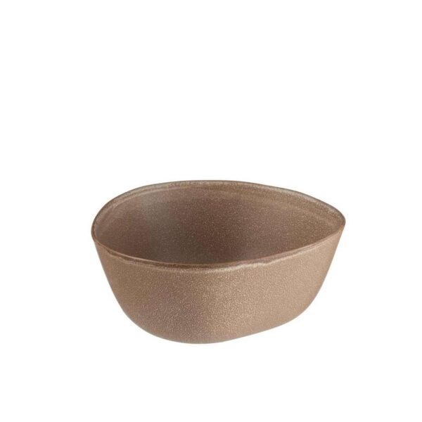 BOWL LOUISE CERAMIC COGNAC LARGE