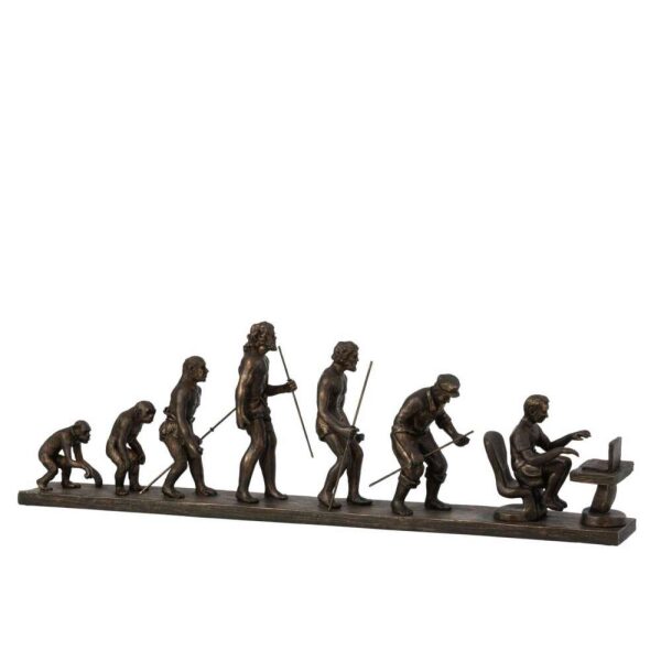 HUMAN EVOLUTION POLY BRONZE