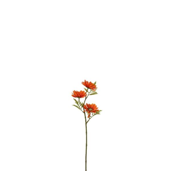 FLOWER DAISY PLASTIC ORANGE