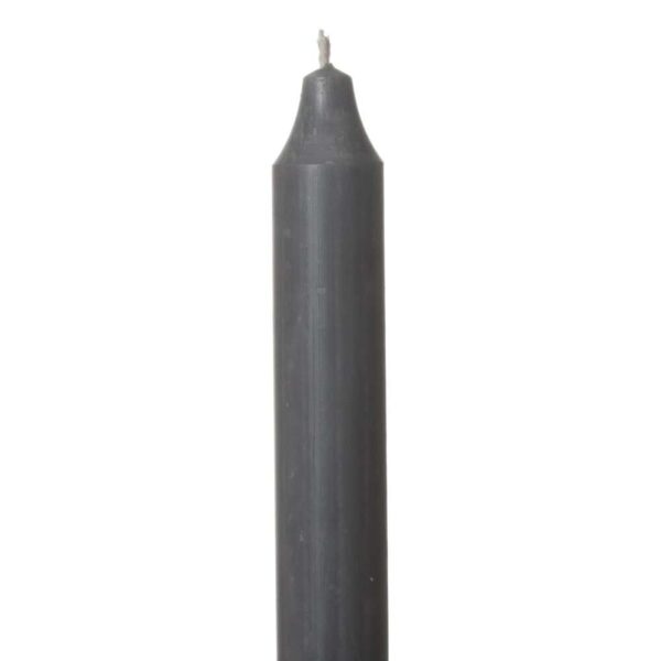 Kronelys Rustikk 2,2X30Cm 29 Grå