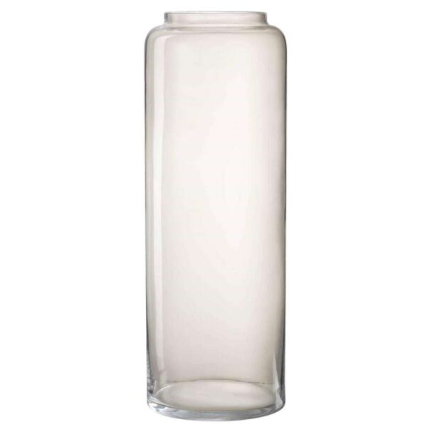VASE RIGHT LONG GLASS TRANSPARANT XL