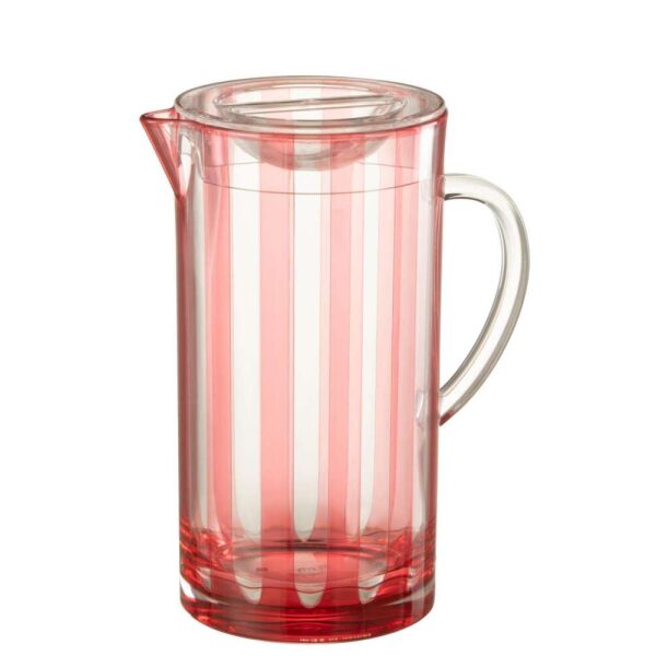 PITCHER MELANIE PLASTIC RED