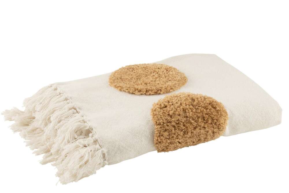 PLAID CIRCLE COTTON WHITE