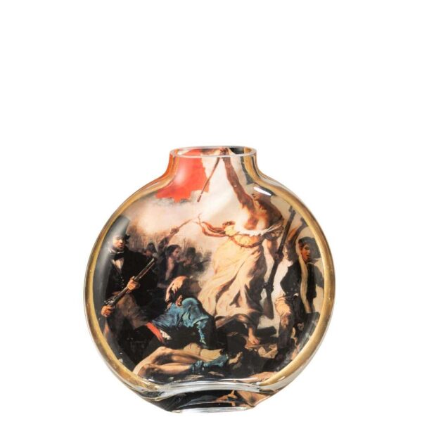 LES CHARTISTES VASE INSPIRÉ PAR LA LIBERTÉ GUIDANT LE PEUPLE LARGE