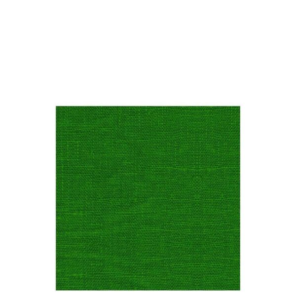 PACK 12 NAPKINS TEXTILE TOUCH MOTIVE PAPER GREEN LARGE
