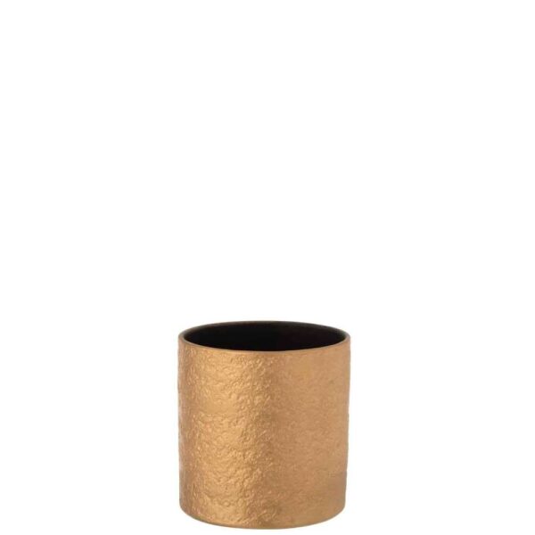 FLOWERPOT GATSBY CERAMIC GOLD MEDIUM