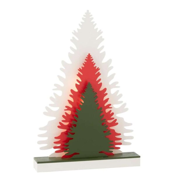 DECO WINTER LED TREES WOOD MIX
