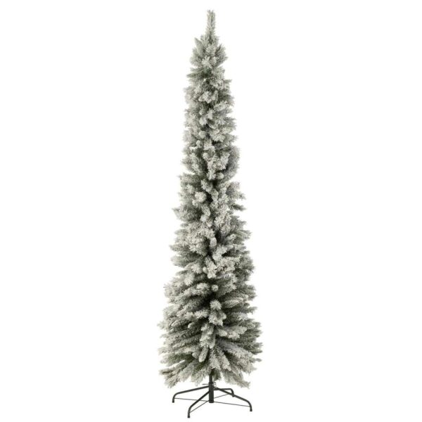 CHRISTMAS TREE PLASTIC SMALL MODEL SNOWY GREEN LARGE