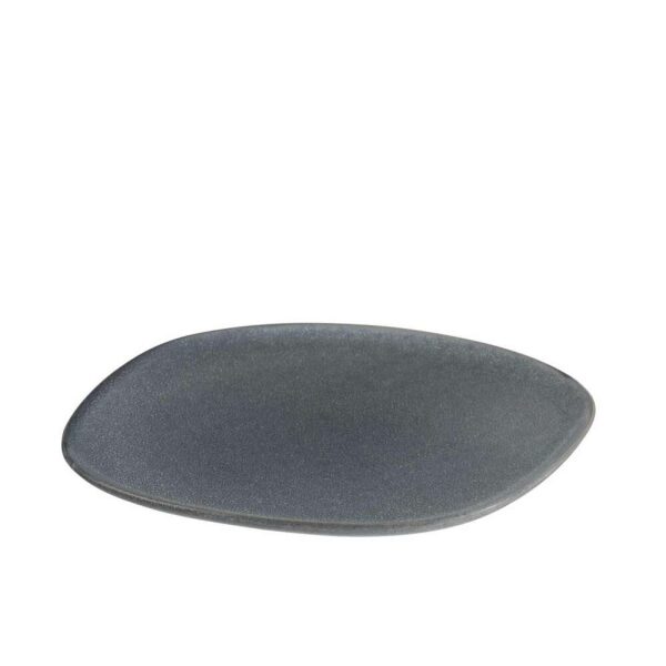 PLATE LOUISE KERAMEK GREY LARGE