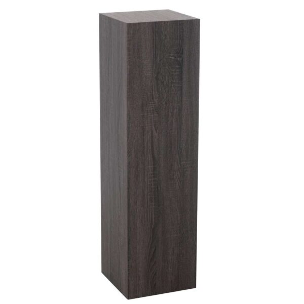 PEDESTAL RECTANGLE MDF/VENEER GREY LARGE