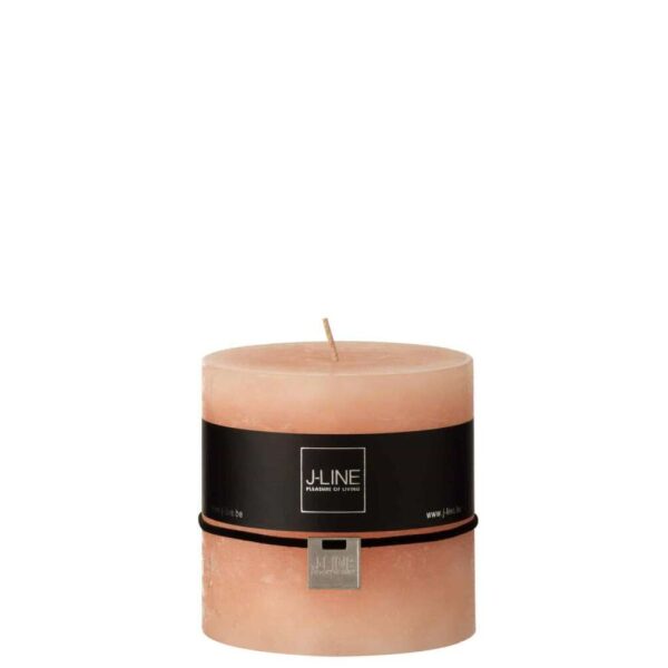 CYLINDER CANDLE  PEACH 64H