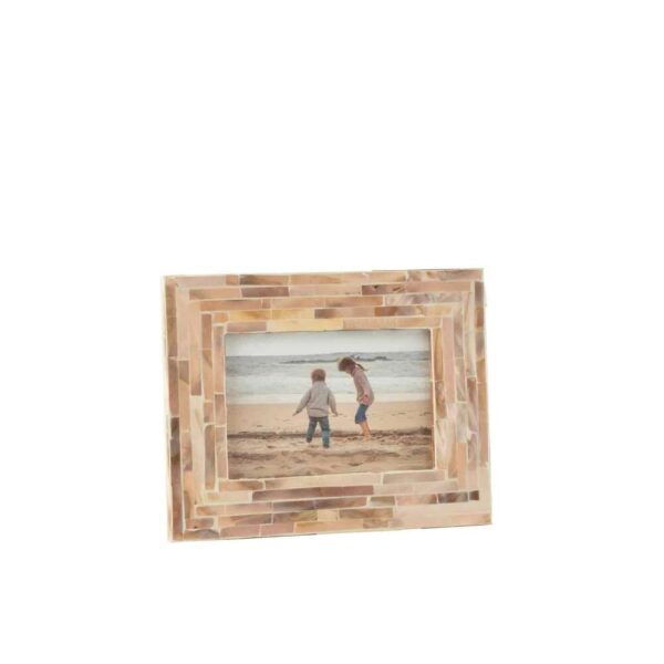 PHOTOFRAME NUYE SHELLS/MDF BEIGE 10x15cm