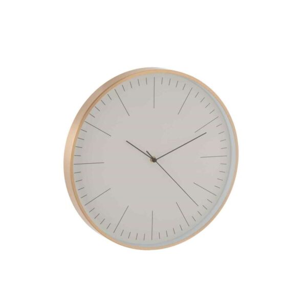 CLOCK GERBERT ALUMINIUM GOLD