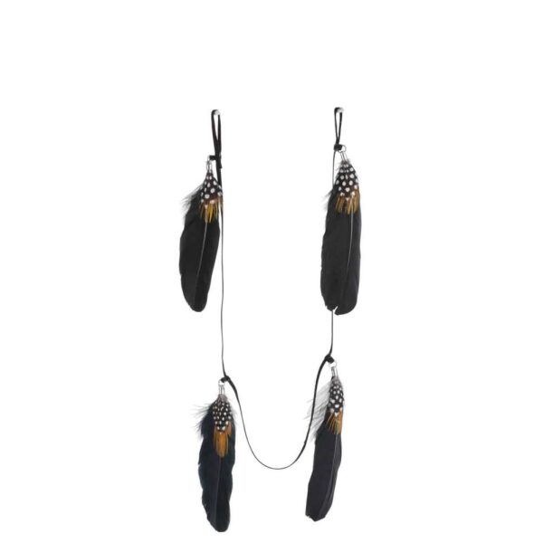 GARLAND FEATHERS BROWN/BLACK