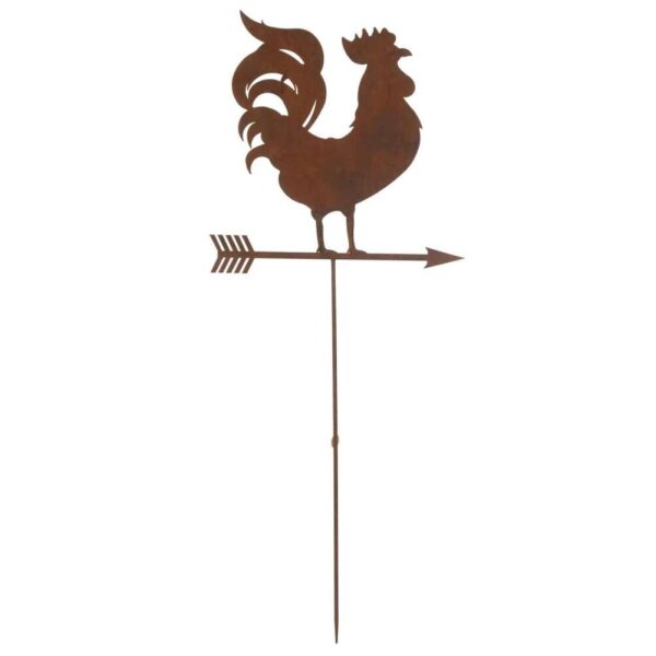 DECORATION GARDEN WEATHER VANE IRON RUST