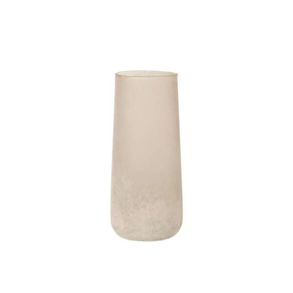 VASE POWDER GLASS PINK LARGE